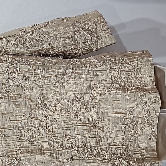 Chicos Jacket Blazer Size L (2) Metallic Long Sleeve Embellished Beaded Party - Picture 9 of 11